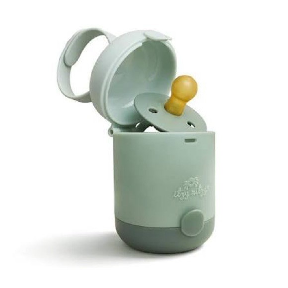 SOLD! NWT Itzy Ritzy Itzy Pod Duo Pacifier Case - Sage Green, 2 Paci Capacity - Picture 3 of 6